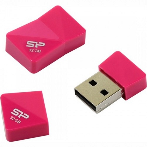 Silicon Power 32Gb - Silicon Power Touch T08 USB 2.0 Pink SP032GBUF2T08V1H