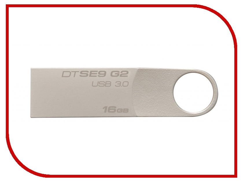 USB Flash Drive (флешка) DataTraveler SE9 G2  USB Flash Drive 16Gb - Kingston DataTraveler SE9 G2 USB 3.0 Metal DTSE9G2/16Gb
