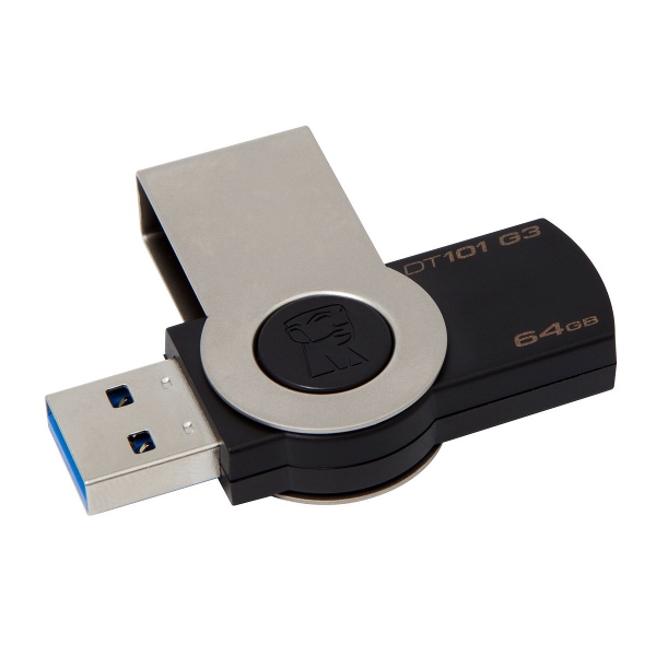 Kingston 64Gb - Kingston DataTraveler 101 G3 USB 3.0 Black DT101G3/64Gb
