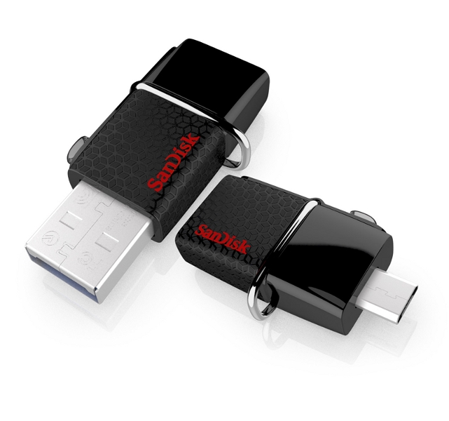 SanDisk 16Gb - SanDisk Ultra Android Dual Drive OTG USB 3.0 Black SDDD2-016G-G46