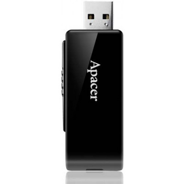 Apacer 8Gb - Apacer Handy Steno AH350 USB 3.0 Black AP8GAH350B-1