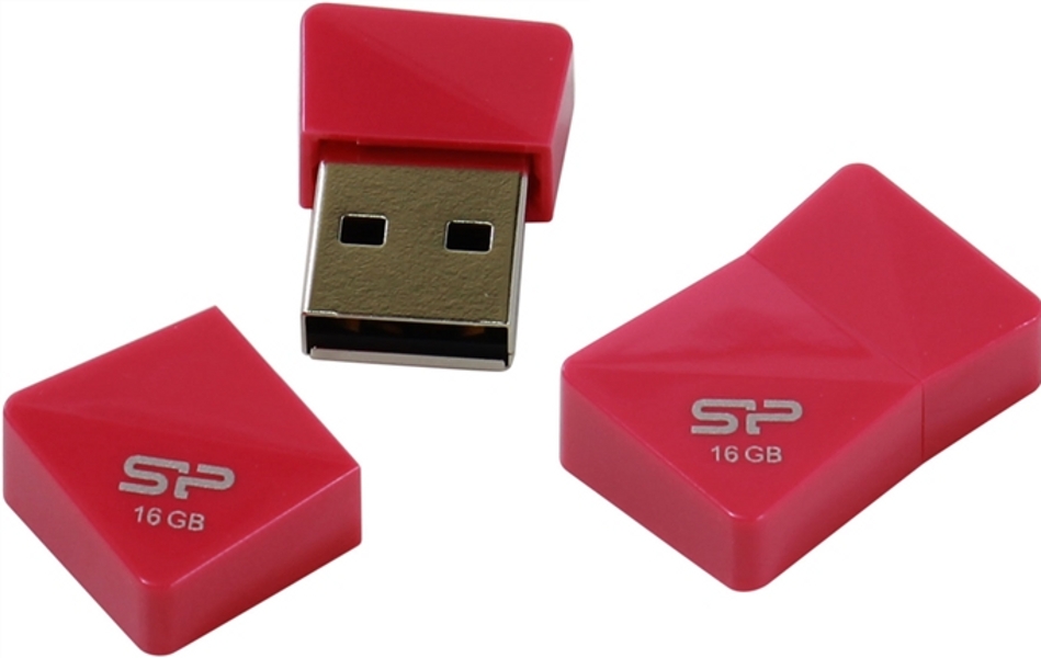 Silicon Power 16Gb - Silicon Power Touch T08 USB 2.0 Pink SP016GBUF2T08V1H