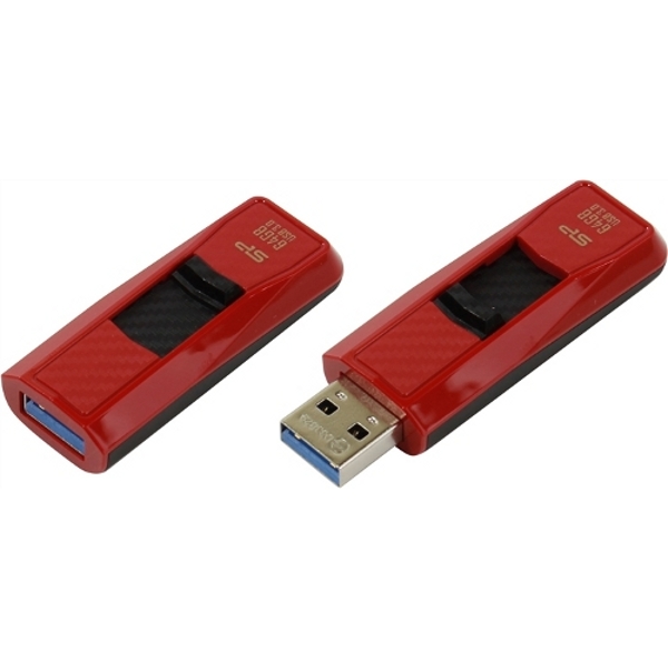 Silicon Power 64Gb - Silicon Power Blaze B50 USB 3.0 Red SP064GbUF3B50V1R