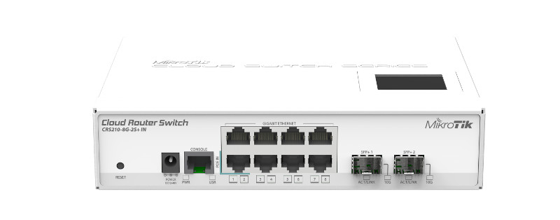  MikroTik Cloud Router Switch CRS210-8G-2S+IN