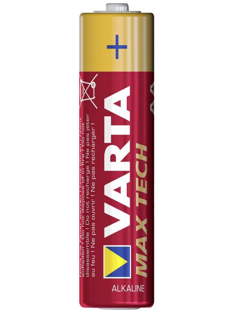 Varta Батарейка AAA - Varta MAX TECH 4703 LR03 (2 штуки) 03939