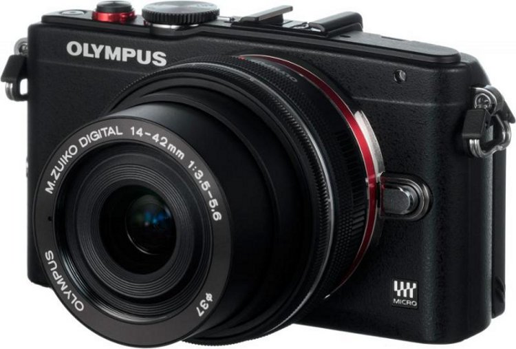 Olympus Фотоаппарат Olympus PEN E-PL6 Kit 14-42 mm II R Black