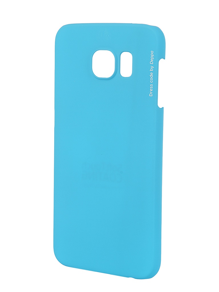 Deppa Аксессуар Чехол Samsung Galaxy S6 Deppa Air Case + защитная пленка Light Blue 83178