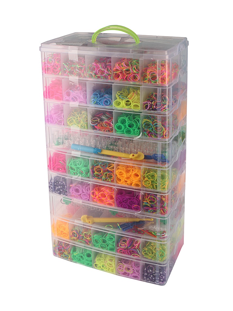 DIY - Набор для творчества DIY Loom Bands Макси 9-ти этажный / Maxi Set 36000 шт LB59