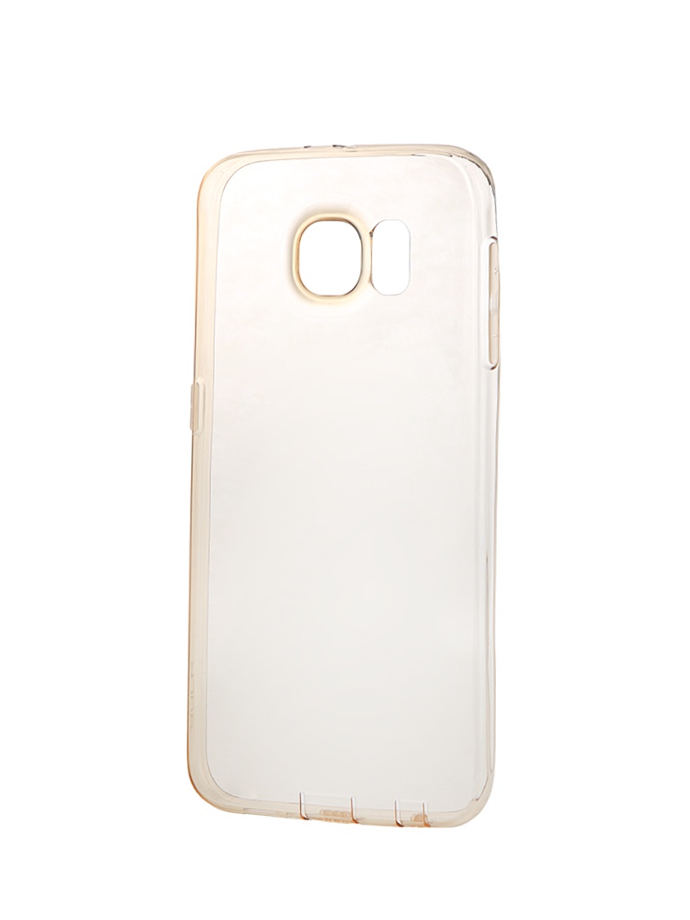  Аксессуар Чехол Samsung Galaxy S6 ROCK Slim Jacket Clear-Gold 87884