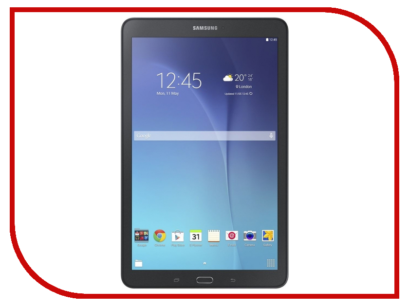  Samsung SM-T561N Galaxy Tab E 9.6 Wi-Fi Black SM-T561NZKASER (Quad Core 1.3 GHz / 1536Mb / 8Gb / 3G / Wi-Fi / Bluetooth / Cam / 9.6 / 1280x800 / Android)