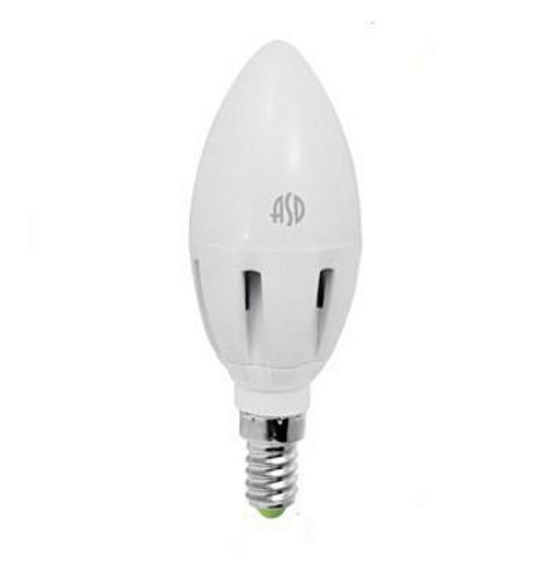 ASD - Лампочка ASD LED-СВЕЧА-Standard 3.5W 4000K 160-260V E14 4690612002057