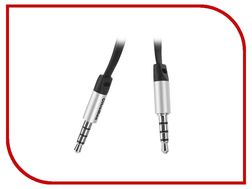 Аксессуар OltraMax AUX Jack 3.5mm M 1m Black OM-K-00082