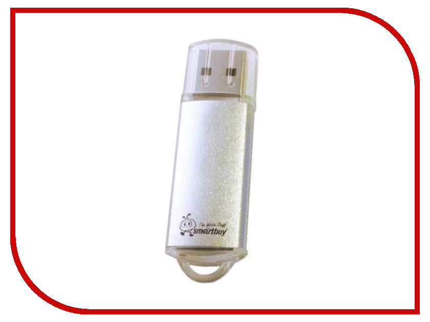 USB Flash Drive (флешка) SB64GBVC-S3  USB Flash Drive 64Gb - SmartBuy V-Cut Silver SB64GBVC-S3