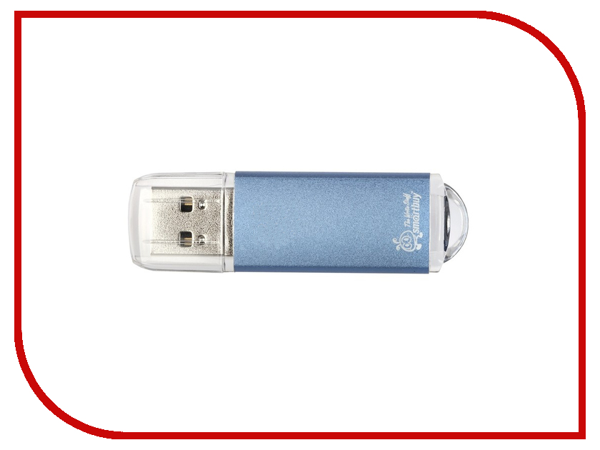 USB Flash Drive (флешка) SB32GBVC-B  USB Flash Drive 32Gb - SmartBuy V-Cut Blue SB32GBVC-B