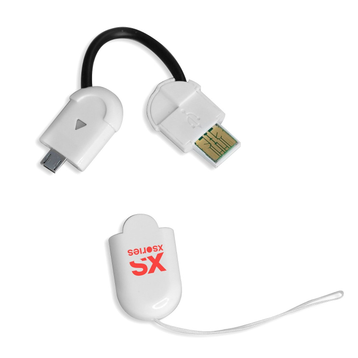  Аксессуар Xsories USB - Micro USB White XKEWHI