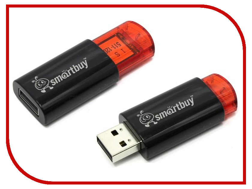 USB Flash Drive (флешка) 32Gb - SmartBuy Click Black SB32GBCl-K  USB Flash Drive 32Gb - SmartBuy Click Black SB32GBCl-K