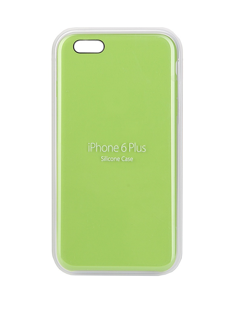 Apple Аксессуар Чехол APPLE Silicone Case для iPhone 6 Plus Green MGXX2ZM/A