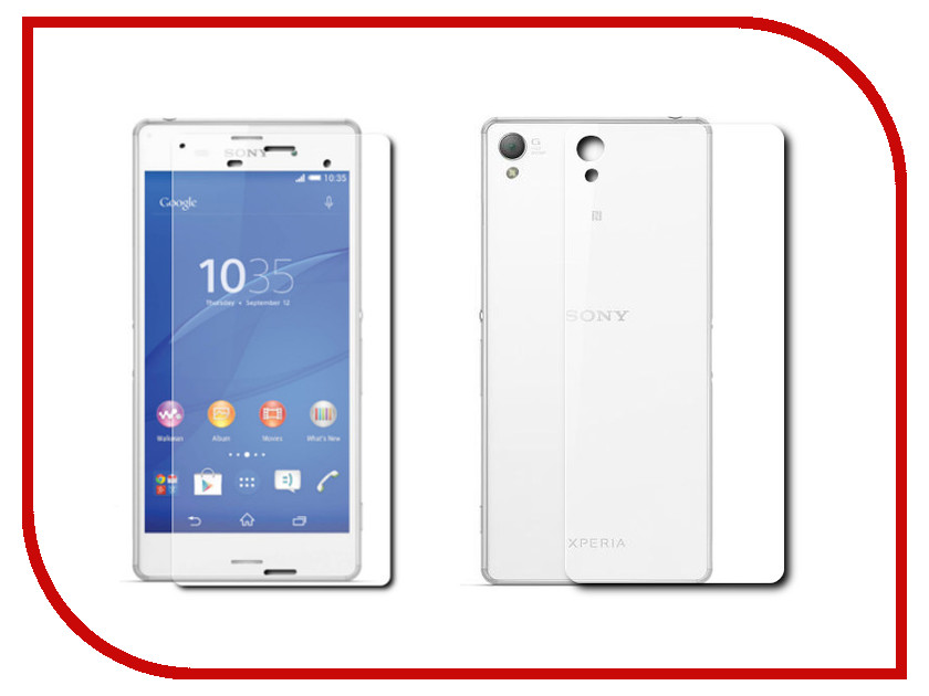    Sony Xperia Z3 Compact BROSCO 0.15mm + 0.3mm Front&Back Z3C-SS-FRONT&BACK-GLASS