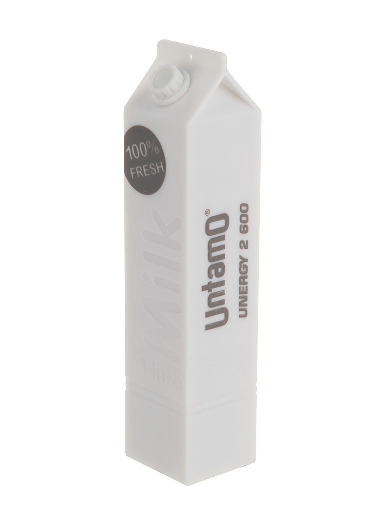 Untamo Аккумулятор Untamo Unergy MilkBox 2600 mAh White UUNMB2.6W