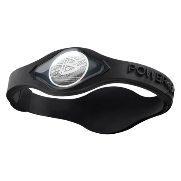  Браслет POWER BALANCE S Black Coll Black/Silver Hologram