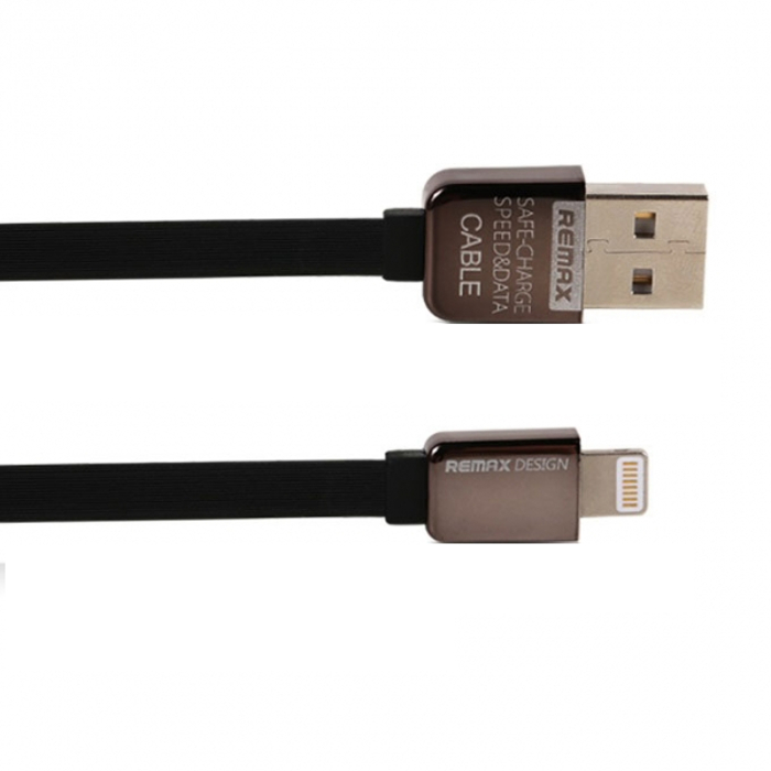  Аксессуар Remax USB Data Cable 100cm for iPhone 5/6 Black RM-000085