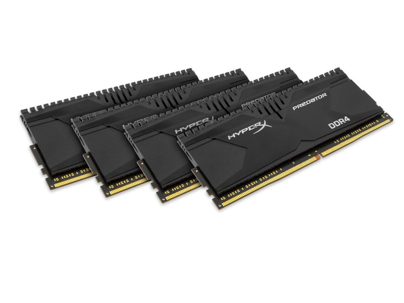 Kingston HyperX Predator PC4-24000 DIMM DDR4 3000MHz CL15 - 16Gb KIT (4x4Gb) HX430C15PB2K4/16