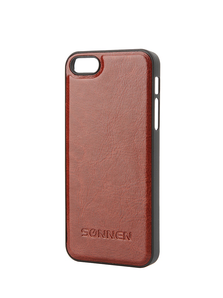  Аксессуар Защитная панель SONNEN for iPhone 5 / 5S Brown 261978