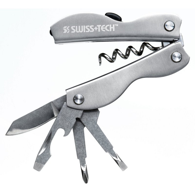  Мультитул SwissTech Vintage Corkscrew Tool Silver ST33320