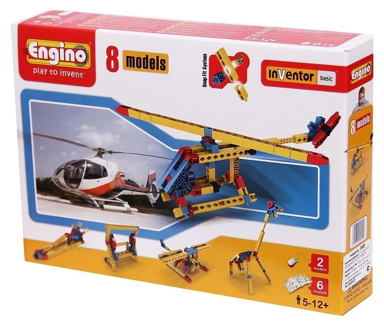 Engino - Конструктор Engino База 0820 8 моделей из одного