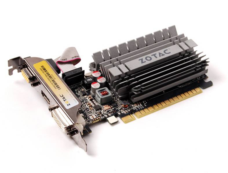 Zotac GeForce GT 730 902Mhz PCI-E 2.0 1024Mb 1600Mhz 64 bit DVI HDMI HDCP ZT-71114-20L
