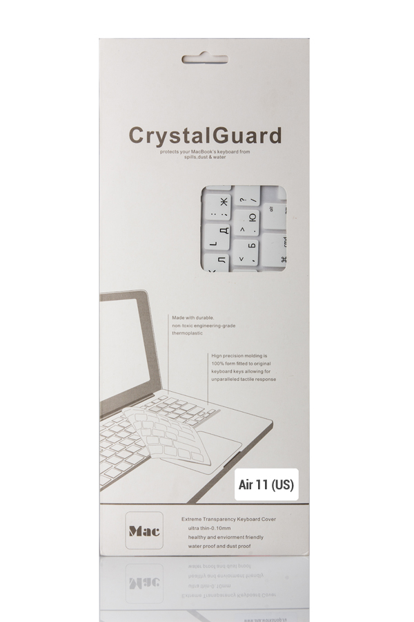  Гаджет BTA CrystalGuard (US) White BTA-11-1555 Накладка на клавиатуру для ноутбука MacBook Air 11