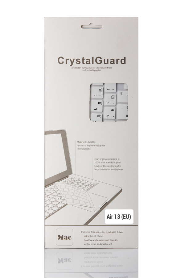  Аксессуар BTA CrystalGuard (EU) White BTA-13-1301 Накладка на клавиатуру для ноутбука MacBook Air 13