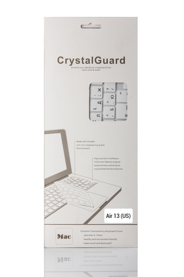  Гаджет BTA CrystalGuard (US) White BTA-13-1677 Накладка на клавиатуру для ноутбука MacBook Air 13