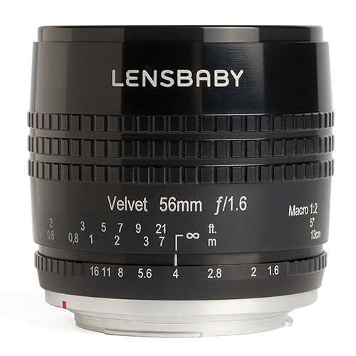 Lensbaby Объектив Lensbaby Velvet 56 mm F/1.6 1:2 Macro Black for Fuji X 83051 / LBV56BF