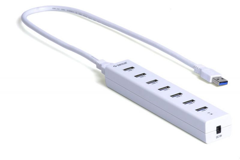  Хаб USB Orico H7013-U3-WH 7-Ports White