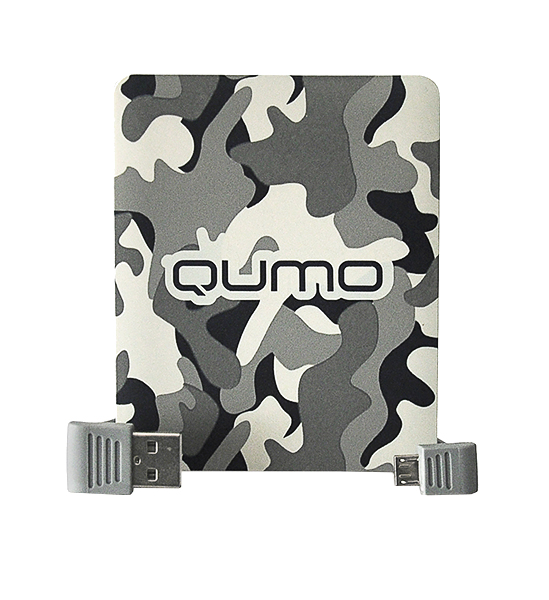 QUMO Electronics Аккумулятор Qumo PowerAid Real Man 10000 mAh Camouflage Snow
