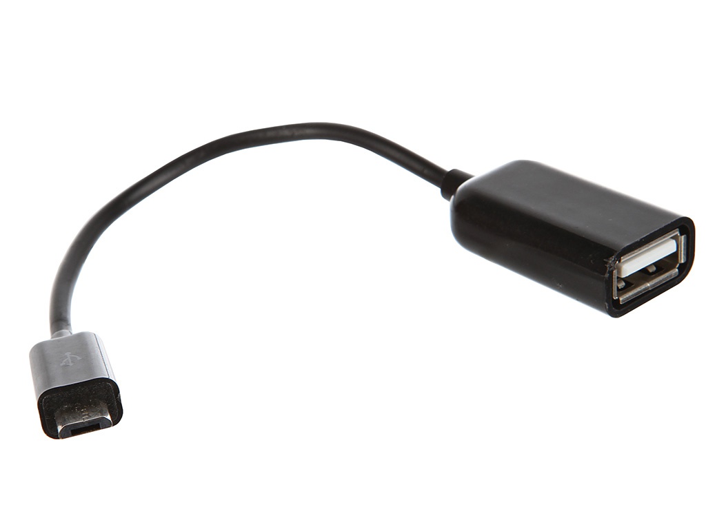Continent Аксессуар Continent USB - micro USB Black OTG-1020BK