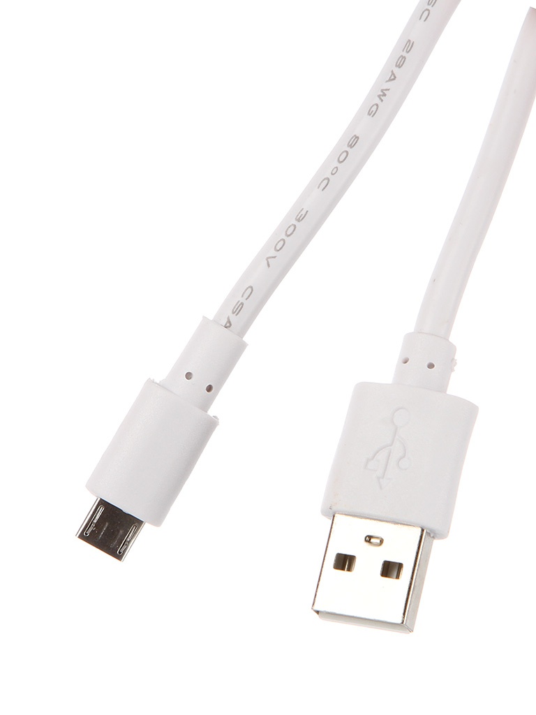 Continent Аксессуар Continent USB - micro USB White DCU-1150WT