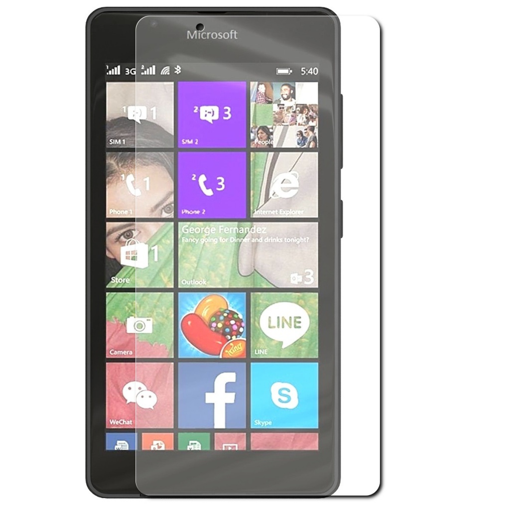  Аксессуар Защитное стекло Microsoft Lumia 540 DS Gecko 0.26mm ZS26-GMICL540