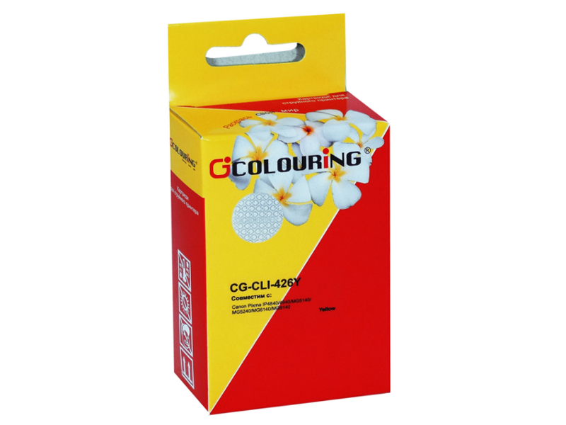  Картридж Colouring CG-CLI-426Y Yellow для Canon IP4840/MG5140/MG5240/MG6140/MG8140