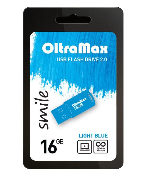Oltramax 16Gb - OltraMax Smile Light Blue OM016GB-Smile-LB