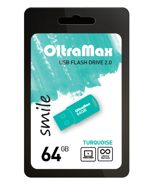 Oltramax 64Gb - OltraMax Smile Turquoise OM064GB-Smile-Tu