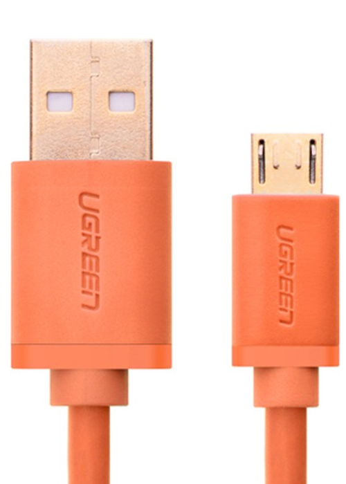  Аксессуар Ugreen Premium USB 2.0 to Micro USB 0.5m Orange UG-10863