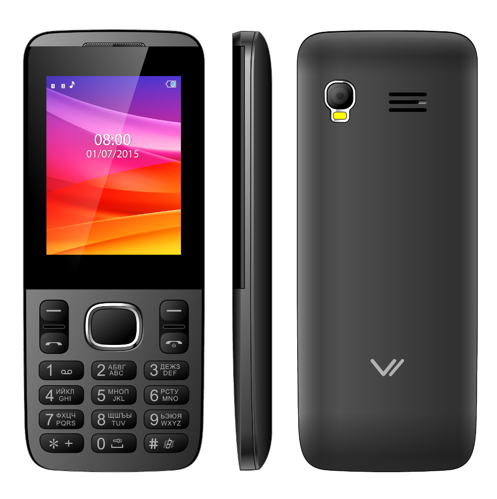 Сотовый телефон Vertex D503 Black