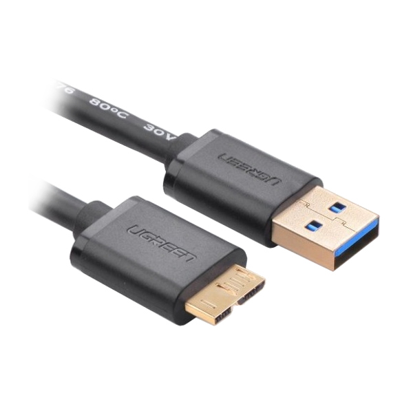  Аксессуар Ugreen Premium USB 3.0 to Micro USB 1m Black UG-10841