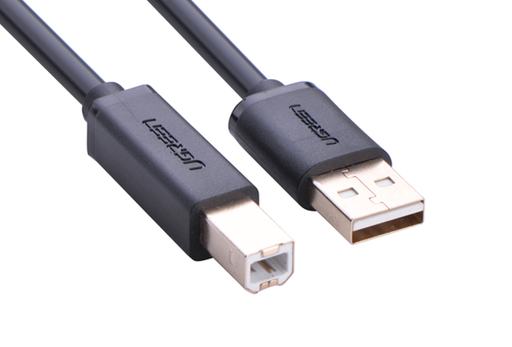  Аксессуар Ugreen Premium USB 2.0 AM-BM 5m Black UG-10352