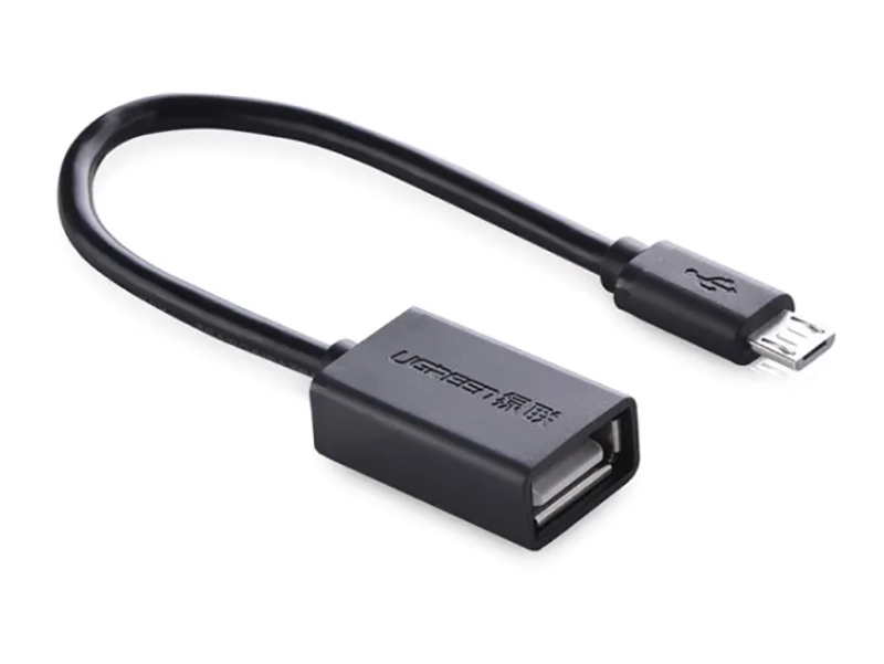  Аксессуар Ugreen Premium OTG USB - Micro USB Black UG-10396