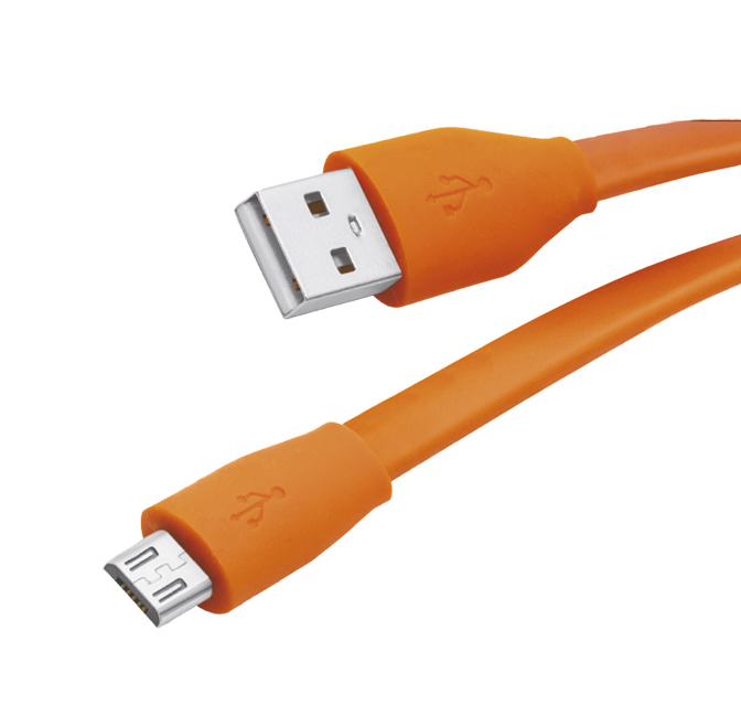 Partner Аксессуар Partner USB 2.0 M - microUSB M 1м ПР032979 Orange