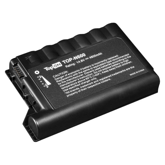  Аккумулятор TopON TOP-N600 14.8V 4800mAh Black for HP Compaq EVO N600/N600C/N610C/N610V/N620C Series