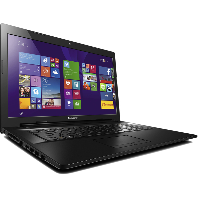 Lenovo Ноутбук Lenovo IdeaPad G7080 Black 80FF002VRK Intel Pentium 3805U 1.9 GHz/4096Mb/500Gb/DVD-RW/Intel HD Graphics/Wi-Fi/Bluetooth/Cam/17.3/1600x900/Linux 303322